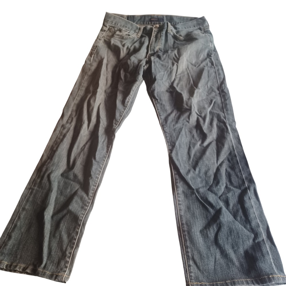 Agave Denim Waterman Relaxed Straight Jeans Mens 34 Made in USA Blue 13569